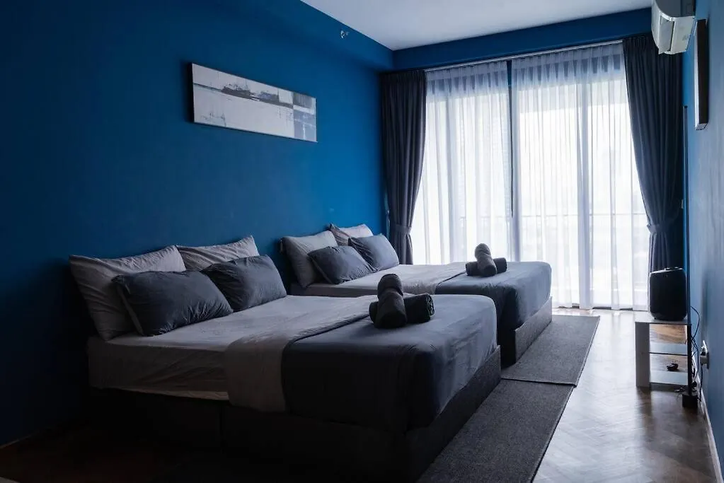 Deluxe Seaview Suite Twin Bed By The Only Bnb Tanjong Tokong 0*,